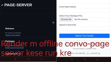 How to run offline convo page-server by render.com || render m page server kese run kre #render