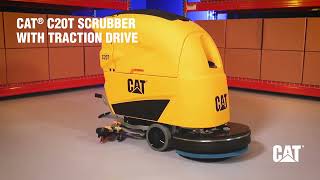 Cat® C20T Auto Floor Scrubber With Traction Drive