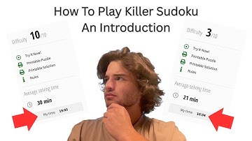 Intro to Killer Sudoku
