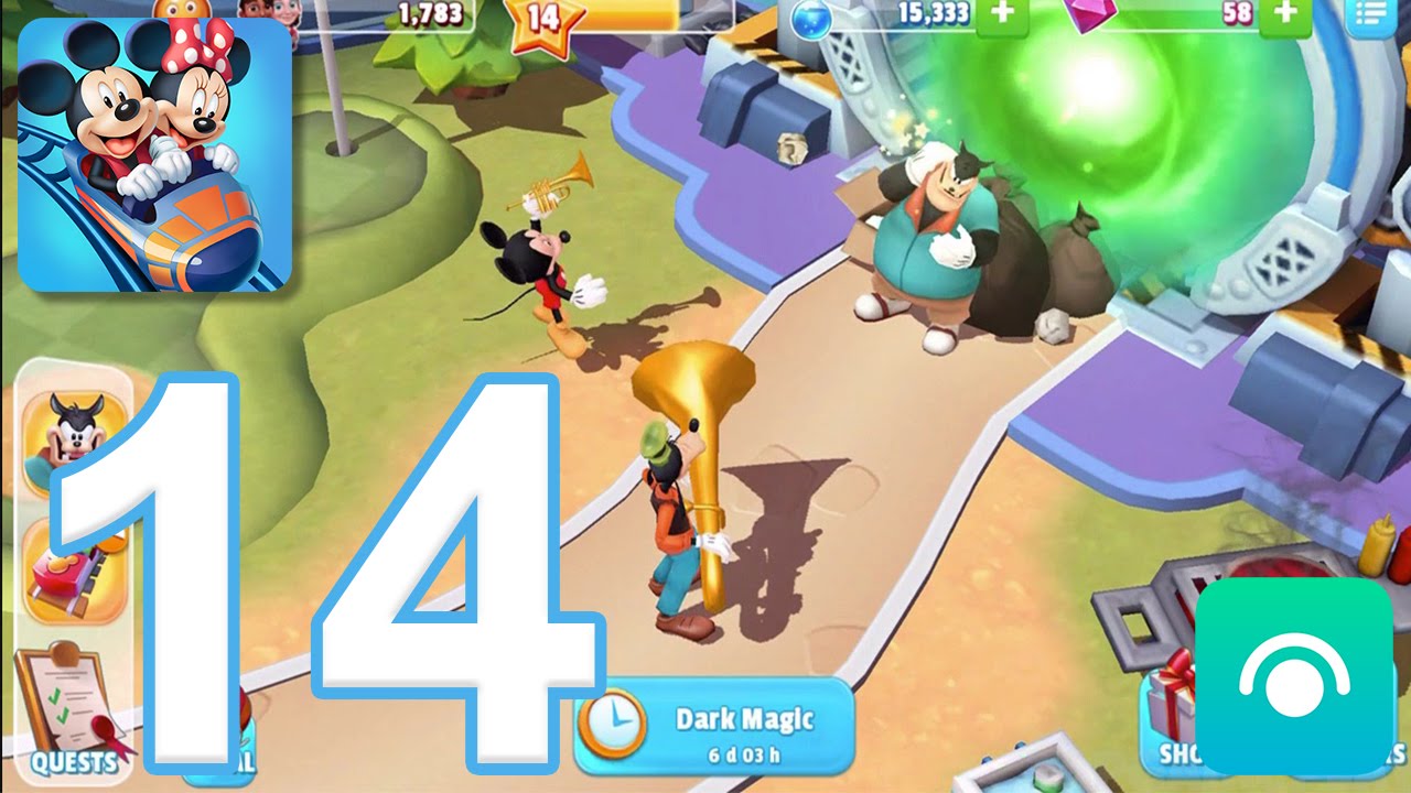 Disney Magic Kingdoms - Gameplay Walkthrough Part 14 - Level 14-15 (iOS
