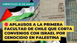 🔴Aplausos a la primera Facultad de Chile que corta convenios con Israel por genocidio en Palestina