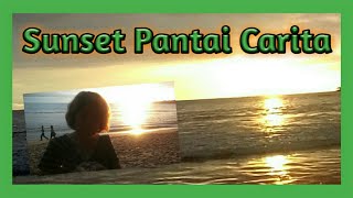 Sunset Pantai Carita Anyer