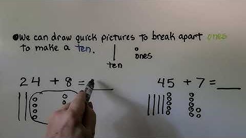 2nd Grade Math 4.1, Break Apart Ones to Add