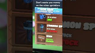 Just buy the common sprinkler