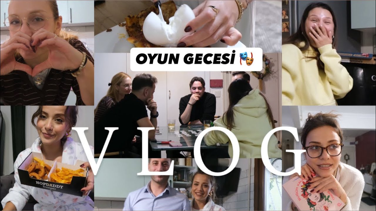 eşimle lazanya, arkadaşlarımla tabu 🎭 chill bir haftasonu🏡✨ @serrakardes @eylulkaymak 