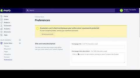 Add Meta title and Meta description to Shopify