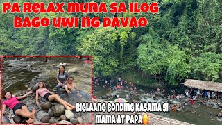 BIGLAANG LIGO SA ILOG!PA RELAX MUNA BAGO UWI NG DAVAO!|ROEL OF MALALAG