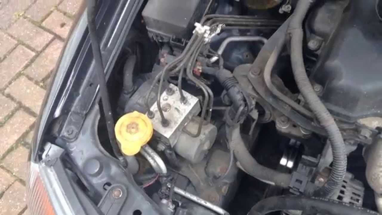 Nissan Primera P11 Abs Pump & Module Location - Youtube