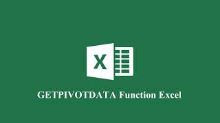 How to Use GETPIVOTDATA in Excel | Extract Data from PivotTables