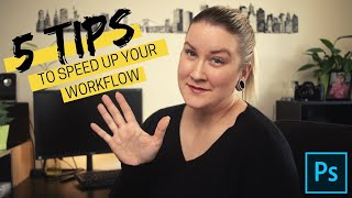 5 TIPS to SPEED UP your RETOUCHING workflow - Photoshop tips for faster beauty retouching