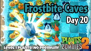 Plants vs Zombies 2 | Frostbite Caves Day 20