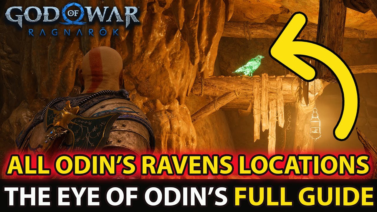 God of War Ragnarok - All Odin's Ravens Locations Guide (The Eyes