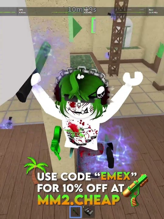 ASMR 😋 #mm2 #roblox #murdermystery2 #1v1 #trickshots #trending #shorts #tryhard #1v1 #pvp #fyp