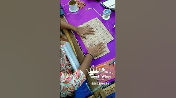 Tracing method #all#aari#work#design #customized #trending #video #shorts #tracing#video #