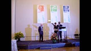 Presentation of Gandhi-King-Ikeda Award to Prof. H.E. Richter (IPPNW; Giessen, Germany)