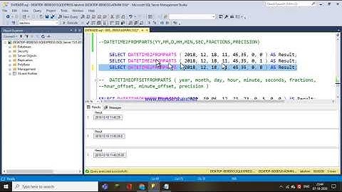 60.DATE FROM PARTS FUNCTIONS IN SQL