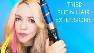 I Tried SHEIN Clip In Hair Extensions