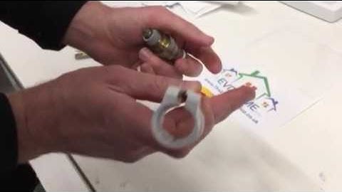 Fitting a Danfoss RA Series Adaptor to a Danfoss RA Series Radiator Valve | TheEvohomeShop.co.uk