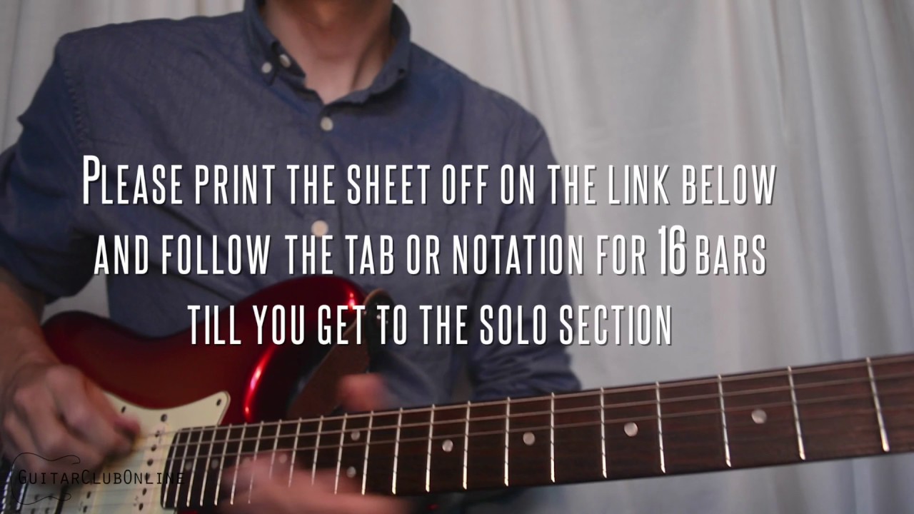 Learn the Pink Panther BASSLINE with this Guitar Lesson & play along with tab / notation