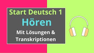 Hören A1 Start Deutsch 1 | German Listening Exam A1