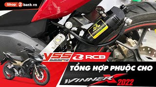 Tổng hợp phuộc YSS, RCB, NITRON nhún êm, giá tốt cho Winner X 2022