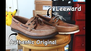 Comparison - Sperry Authentic Original (A/O) vs. Leeward | What’s the Difference? screenshot 4