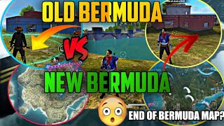 Old Bermuda Vs Bermuda Remastered Map Gameplay Comparison | END OF BERMUDA MAP, Bermuda 2.0 gameplay