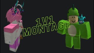 *1v1 montage (ABC Dino )* Roblox Bedwars