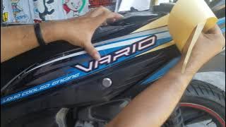 Cara memasang striping pada vario||tumpuk pasang