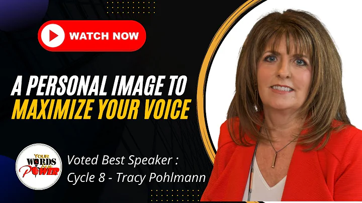 Tracy Pohlmann Best Speaker #YourWordsHavePo...  C...
