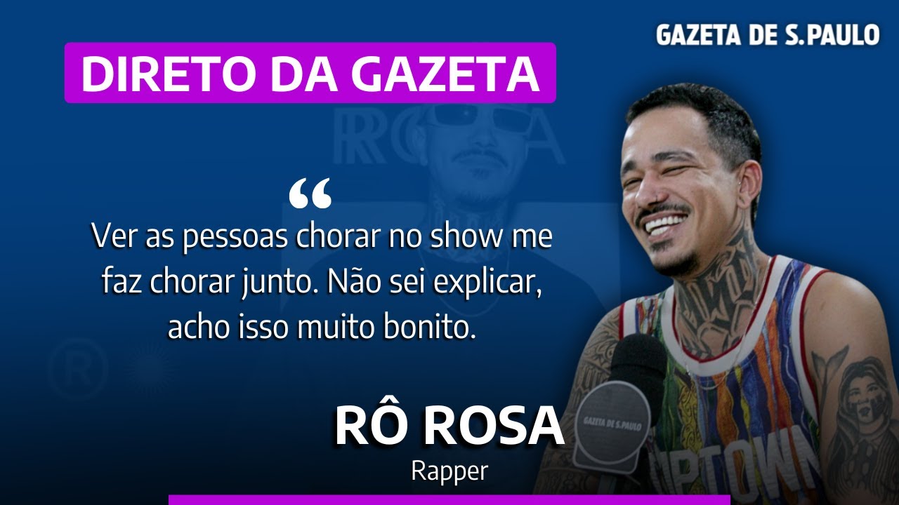 Ro Rosa Rô Rosa - Rapper | Direto da Gazeta com @ro.rosaOFICIAL - YouTube