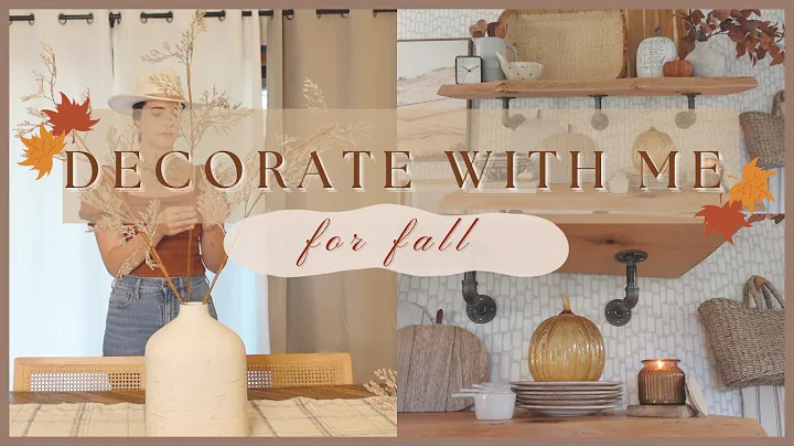 DECORATE WITH ME FOR FALL  | making our home feel ...