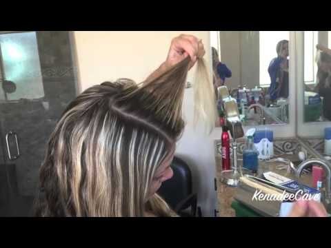 HOW TO DO YOUR OWN HIGHLIGHTS AT HOME - YouTube