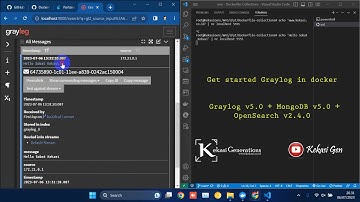 Get started GrayLog in docker + Send first log