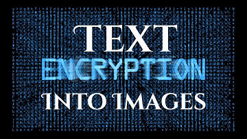 Encrypt text imperceptibly into an image.