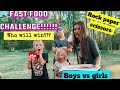 Viral fast food challenge nisha beckett britain baylaa and boston who won