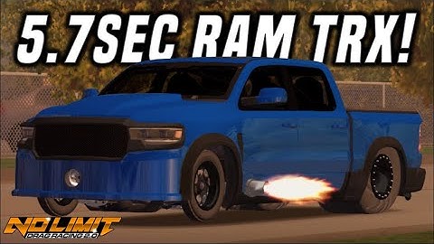FASTEST Ram TRX Tune - 5.7 ¼Mile | No Limit Drag Racing 2.0