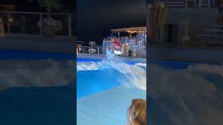 Crowd Goes Wild In Wave Pool Competition!