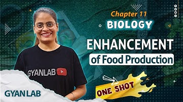 ✅One Shot Lecture | Chp - 11 | Enhancement of food production  | Gyanlab | Anjali Patel #oneshotlect