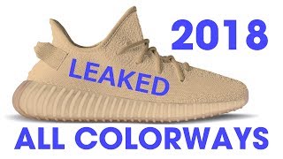 ALL 2018 YEEZY V2 COLORWAYS LEAKED
