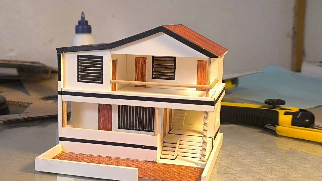 Make a beautiful miniature house 🏠, কারুকার্য