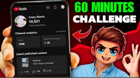 60 Mints Challenge ( Shoking Result ) How To Grow Gaming Channel From 0 Subscribers...😱