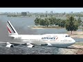 B747 Emergency Landing On A Short Runway Because Low Fuel [XP11]