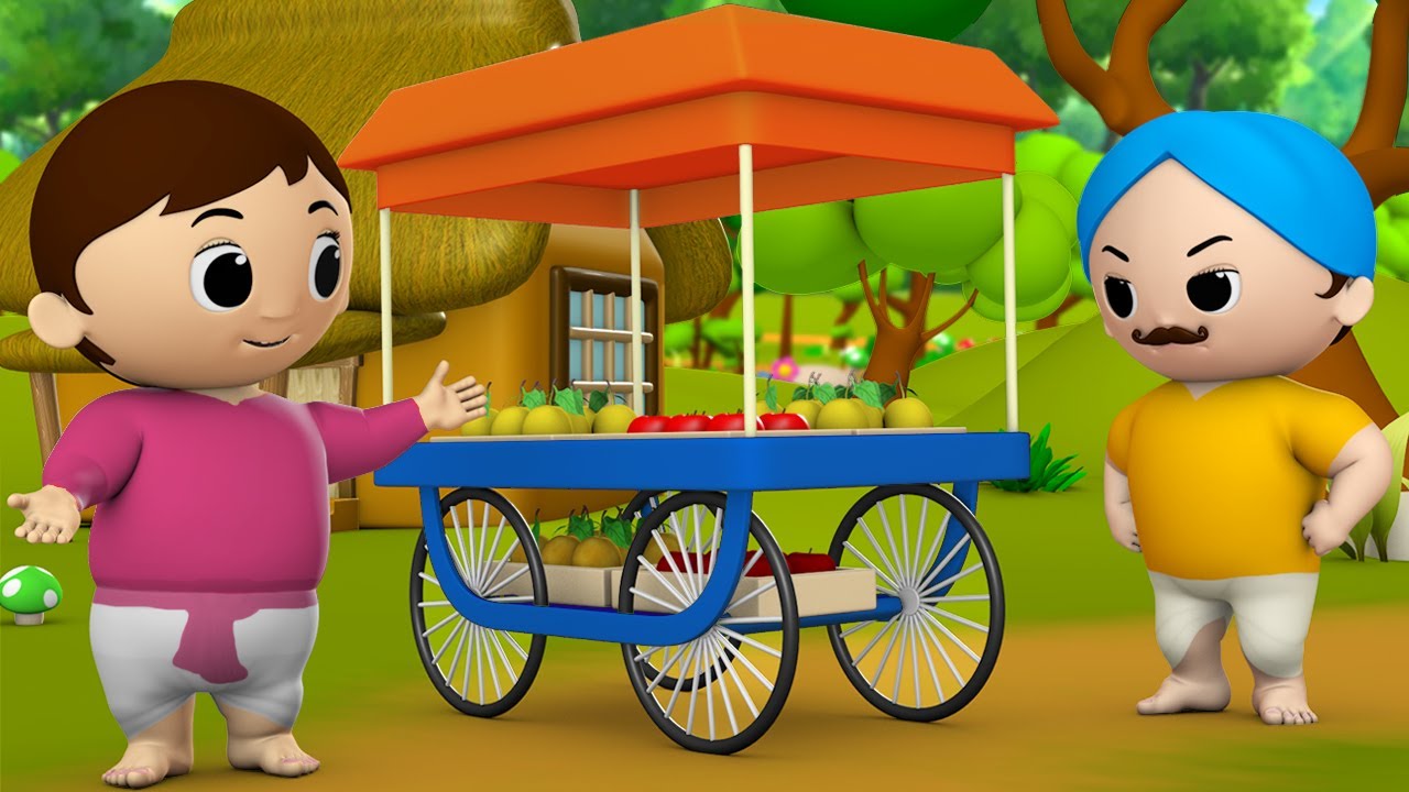 Greedy Fruit Seller Story लालची फल का व्यापारी हिन्दी कहानी 3D Animated  Hindi Moral Stories for Kids - YouTube