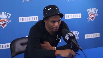 4.26.17 Thunder Exit Interviews with Russell Westbrook (Part 3 of 3)
