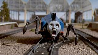 Gordon and Thomas Explore a Broken Sodor Layout (AI Parody)