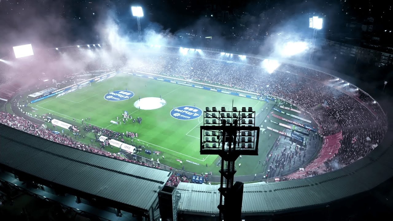 Liga Dimayor A25 Final (Ida) - Santa Fe vs Medellín - Himno Nacional de Colombia e Himno de Bogotá