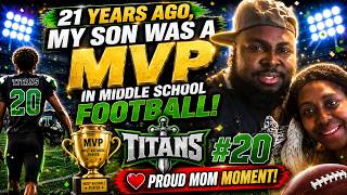 🏈 My Son Was the MVP of His Middle School Football Team! | Proud Mom Moment ❤️🏆