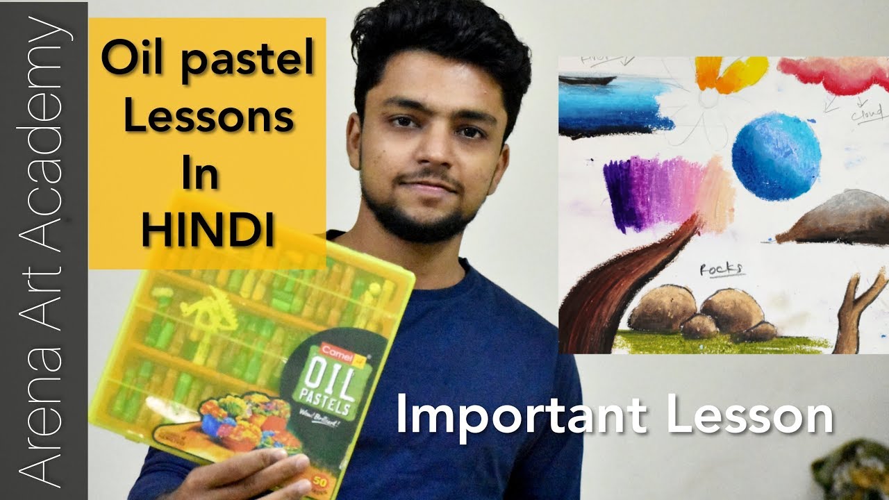 Important Coloring Tips with Oil pastel in hindi Arena Art Academy