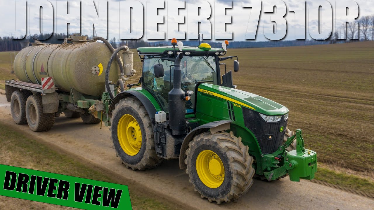 John Deere 7310R Autopower | GoPro/driver view